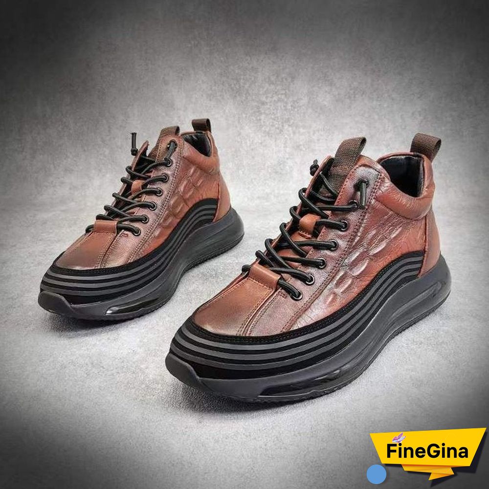 Fashion casual PU Leather Sneakers