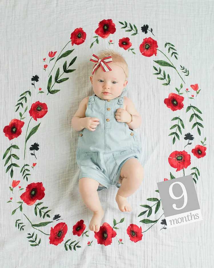 Photo Blanket - Summer Poppy