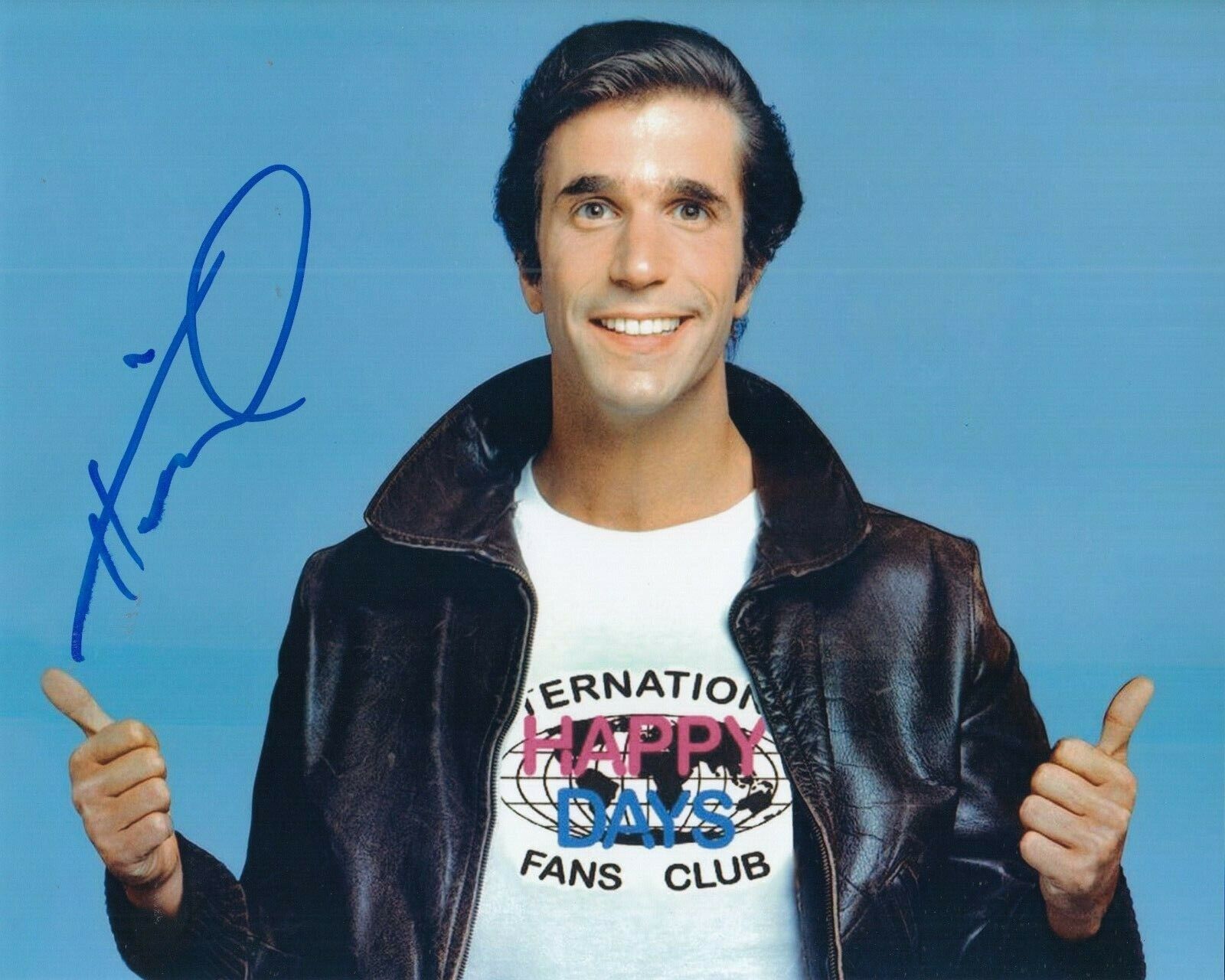 HENRY WINKLER signed (HAPPY DAYS) 8X10 Photo Poster painting *FONZIE* autographed W/COA #3