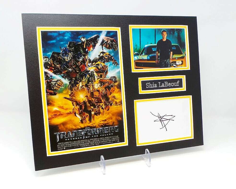 Shia LEBEOUF Signed Mounted Photo Poster painting Display AFTAL COA Sam Witwicky in Transformers