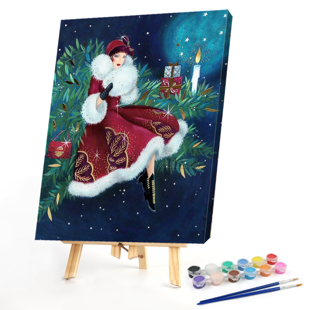 

40*50CM - Paint By Numbers - Elegant Lady, 501 Original