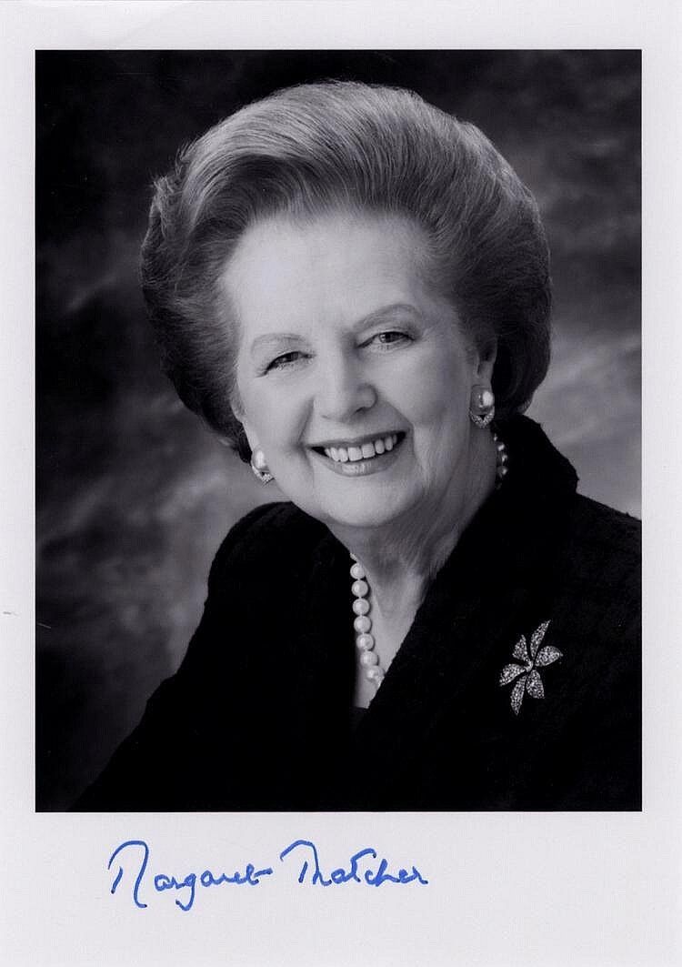 MARGARET THATCHER Signed Photo Poster paintinggraph Politician / British Prime Minister preprint