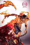 1/6 Scale Reborn Portgas D. Ace with LED - ONE PIECE Resin Statue - Initial Heart Studios [In Stock]