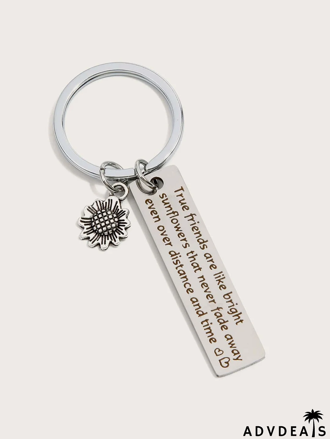 1pc Sunflower Charm Keychain
