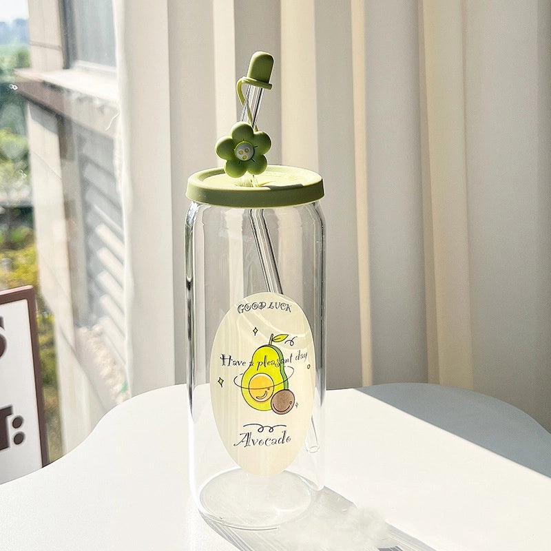 Casual Elegant Flower High Borosilicate Glass Glass 1 Piece