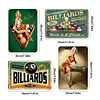 4PCS Billiards Side Pocket - Metal Tin Signs Set(8*12Inch/12*16Inch)
