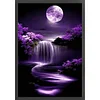 (US Only)Waterfall Printed Cross Stitch Kit 40x60cm DIY 14CT Thread Art Needlework Decor