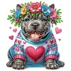 (Multi-Style)Dog-Partial Special Shaped Diamond Painting 30*30CM