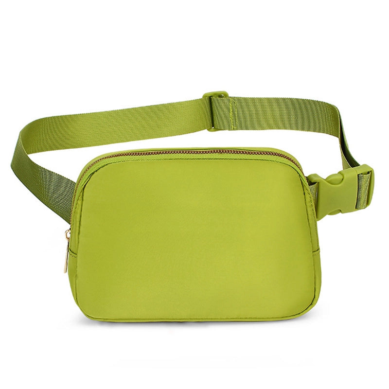 New Lulu Waist Bag Nylon Waterproof Chest Bag Outdoor Sports Running Mobile Phone Bag Men’s And Women’s Crossbody Bag