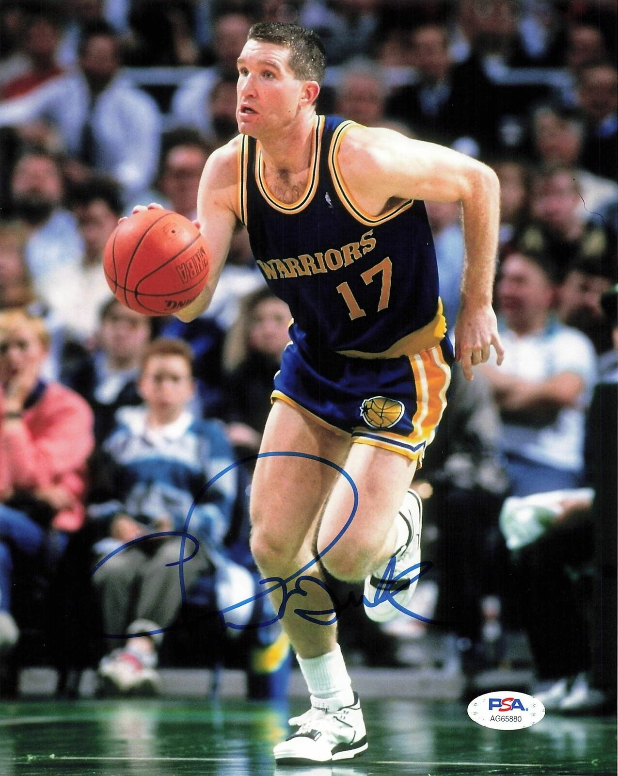 Chris Mullin signed 8x10 Photo Poster painting PSA/DNA Autographed Golden State Warriors