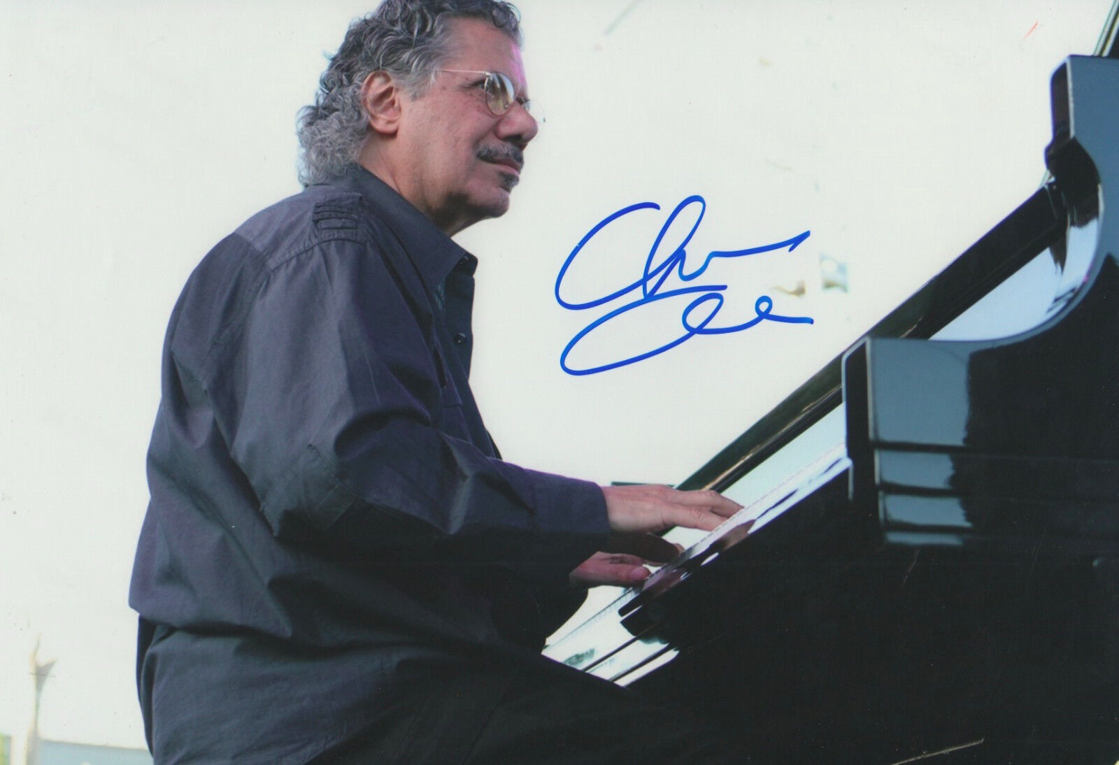 Chick Corea Jazz signed 8x12 inch Photo Poster painting autograph