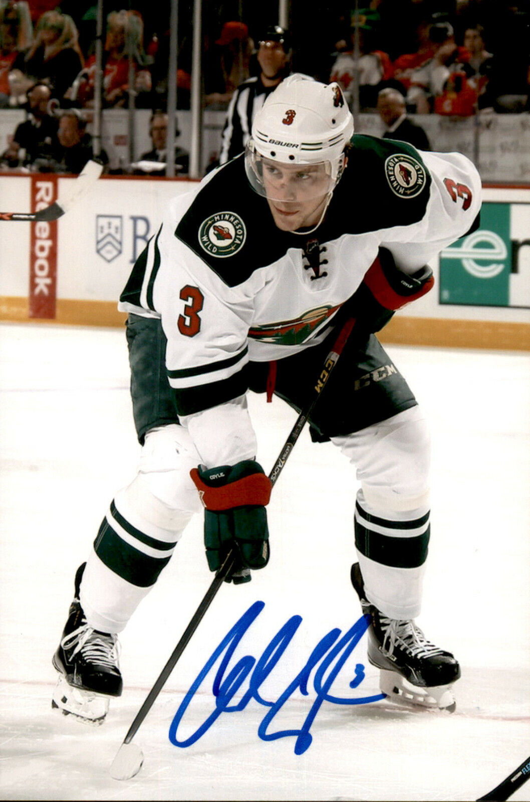 Charlie Coyle SIGNED autographed 4x6 Photo Poster painting MINNESOTA WILD