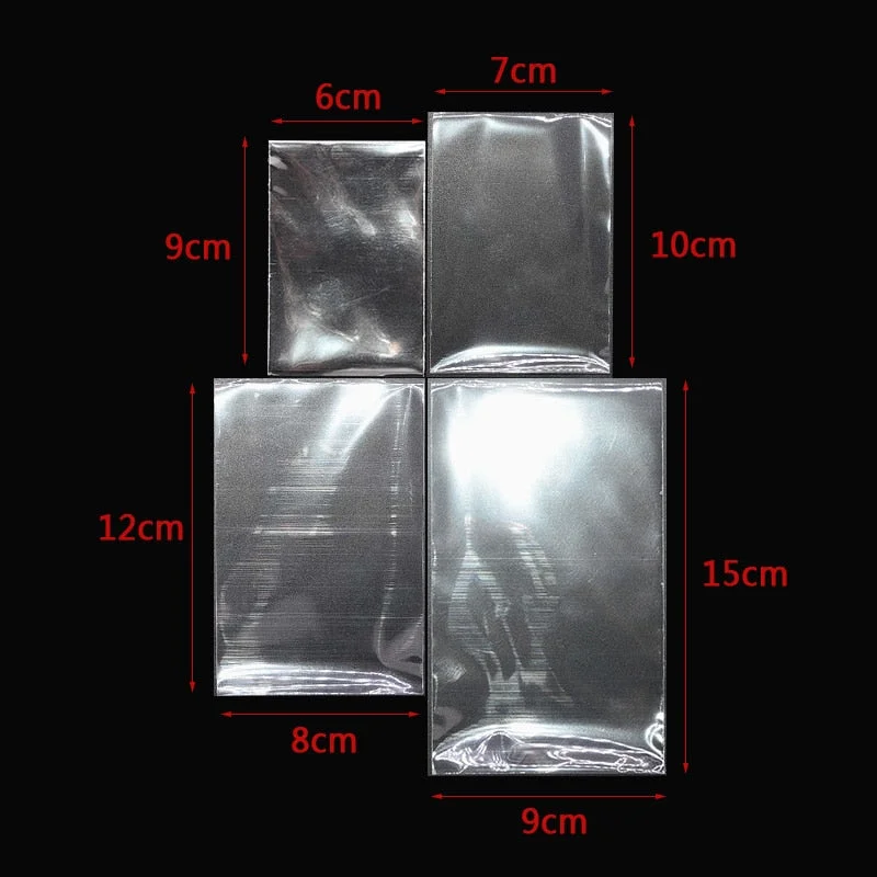 100Pcs Transparent Plastic Bags for Candy Lollipop Cookie Packaging Cellophane Bag Christmas Wedding Birthday Party Gift Bag