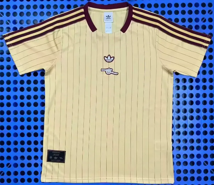 2025-26 Arsenal Retro Yellow Jersey - Fan Edition