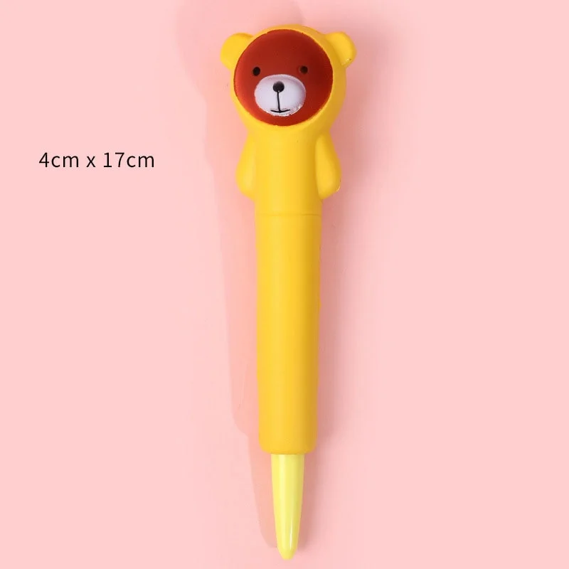 1 Pcs Lytwtw's Cute Soft Gel Pen Kawaii Stationery Office School Supply Decompression Creative Sweet Pretty Lovely Cartoon Pen