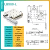 Precision micro-adjustment XY axis displacement platform, stainless steel LBX/LBY-40/50/60/70/80/100 manual slide
