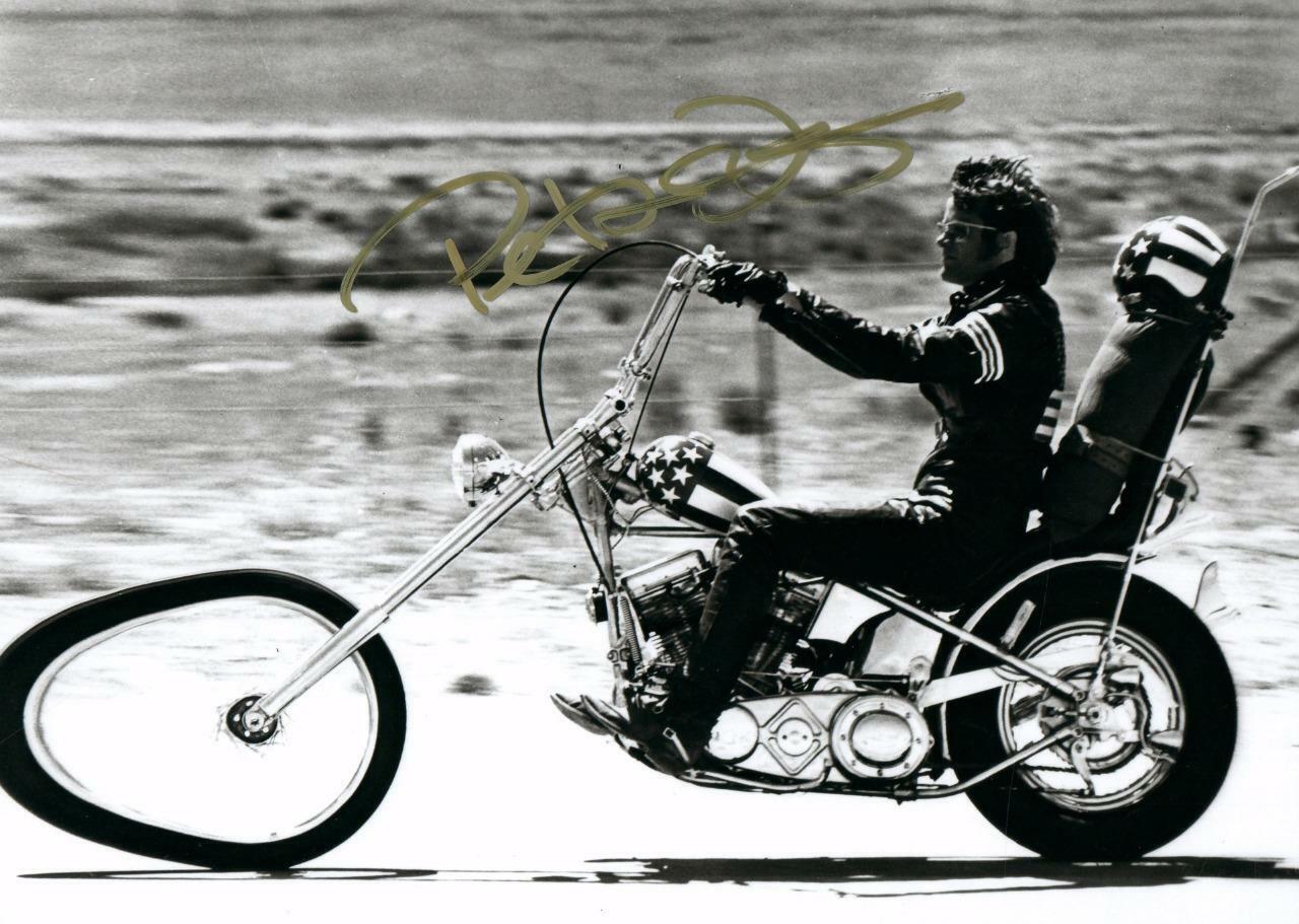 Peter Fonda signed 8x10 Photo Poster painting Picture autographed Pic includes COA