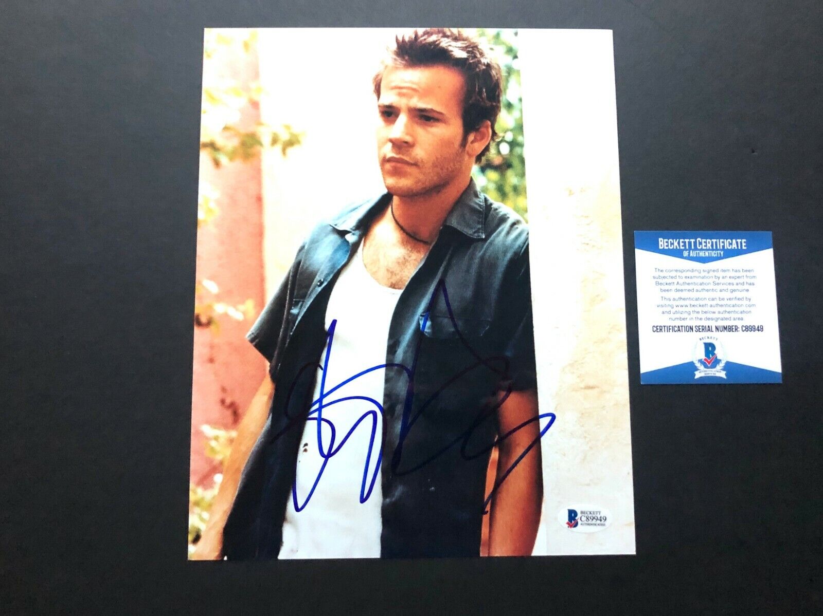 Stephen Dorff Hot! signed autographed 8x10 Photo Poster painting Beckett BAS coa