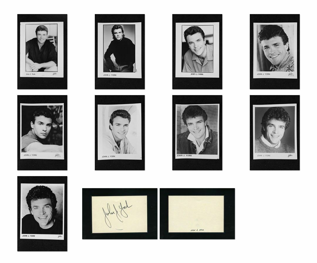 John J York - Signed Autograph and Headshot Photo Poster painting set - General Hostpital