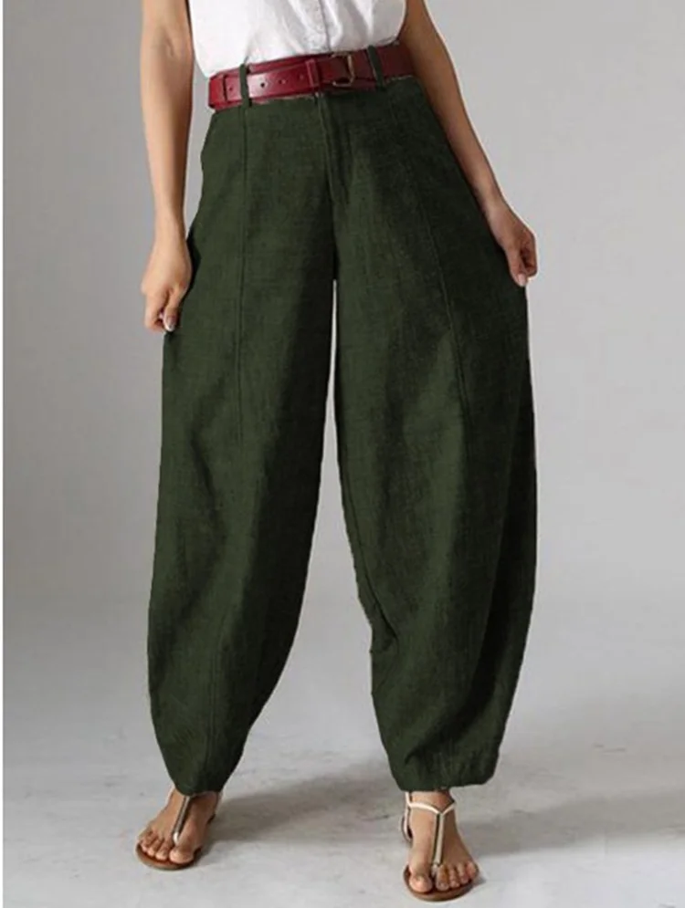 Linen Solid Pants