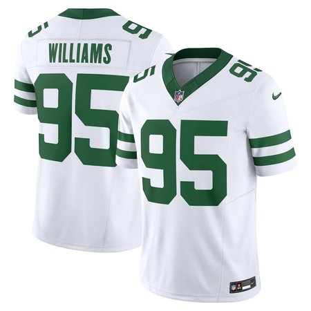 Men's New York Jets Quinnen Williams  Legacy White Vapor F.U.S.E. Limited Jersey