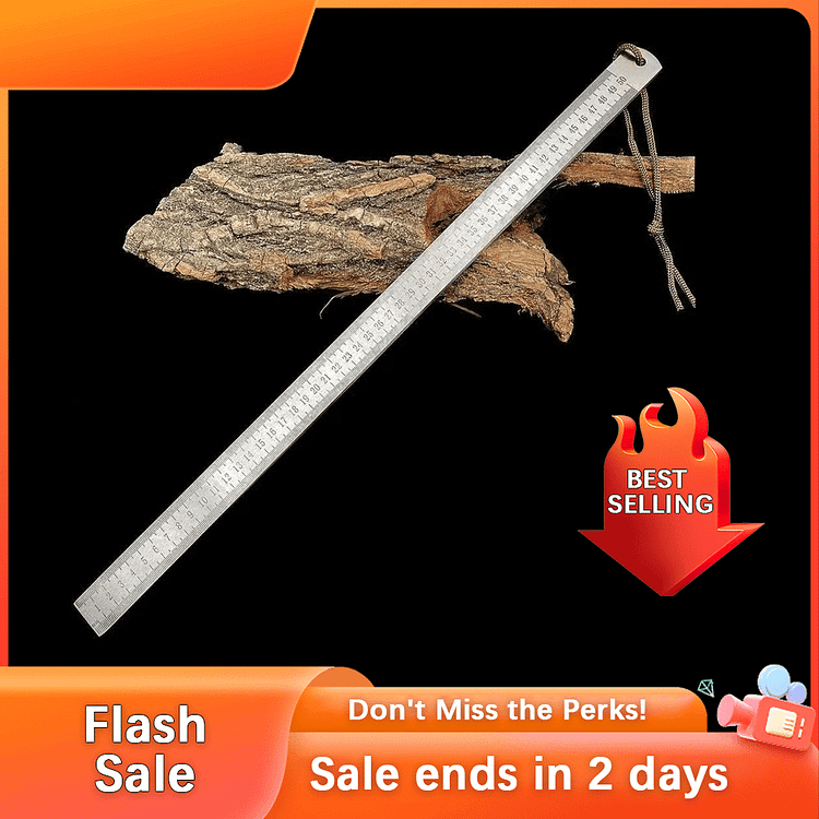 🏆Flash Sale⚡ 50K+ SOLD! Almost Gone-💥🔥Heavy Duty Ruler📏(Unit of measurement: inch & cm)