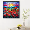 Sunshine Poppy Flower-Full Round Diamond Painting 30*30CM