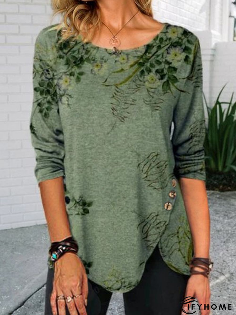 【Top Rated】Casual Women Vintage T-shirt | IFYHOME