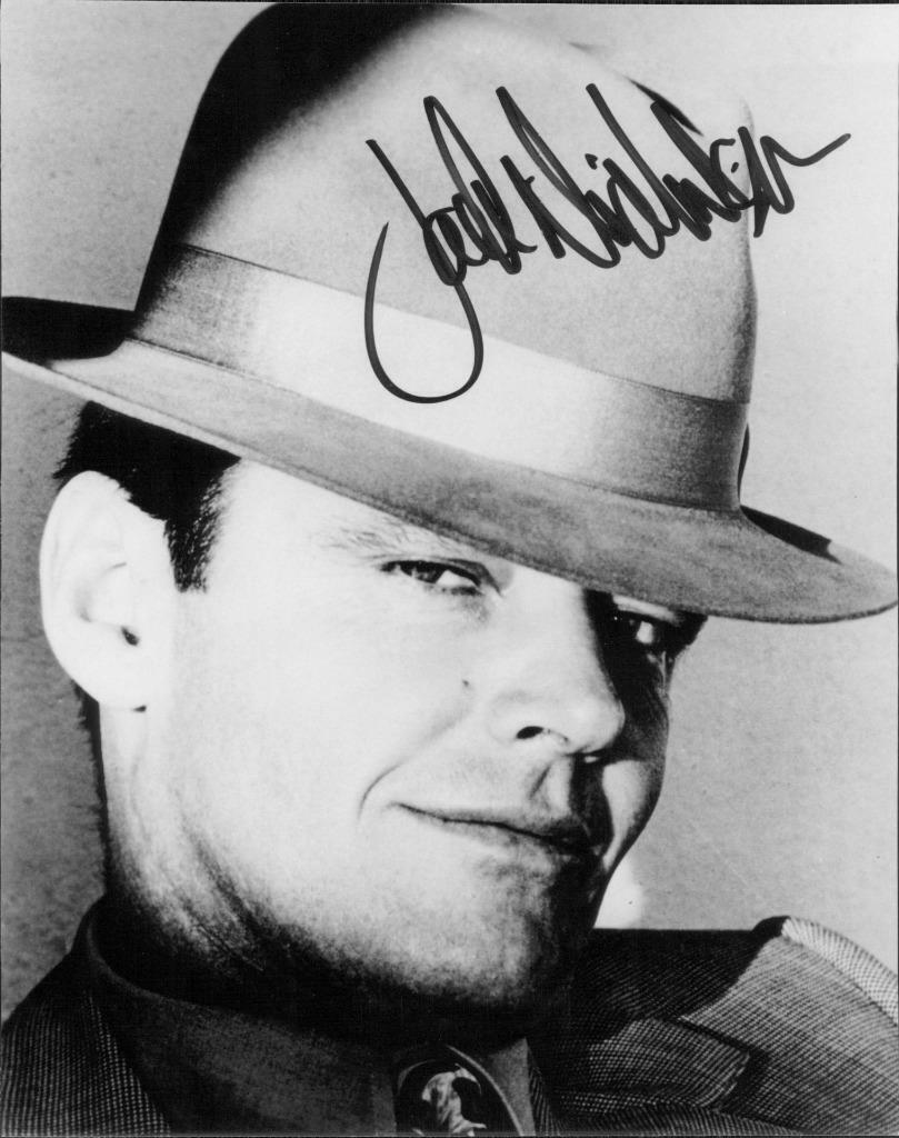 Jack Nicholson Chinatown SIGNED AUTOGRAPHED 10 X 8