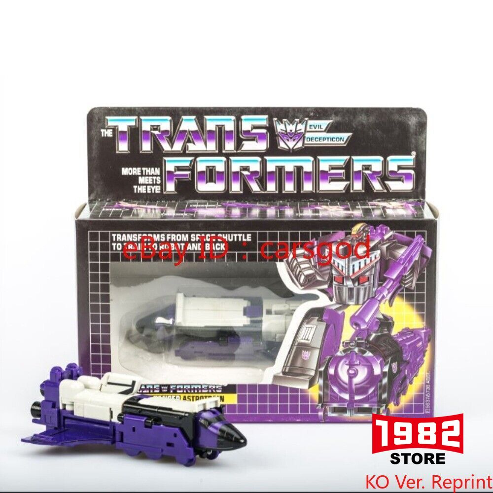 Transformers  TRIPLE CHANGER G1 Astrotrain KO facsimile action figure gift MISB