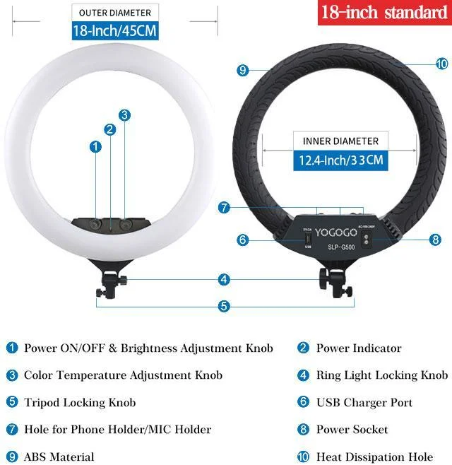 18" Professional LED Fill Light Kit