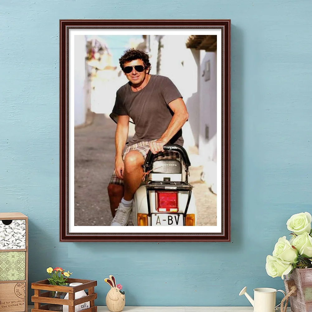 Full Round Diamond Painting 30*40cm - Patrick Brewer