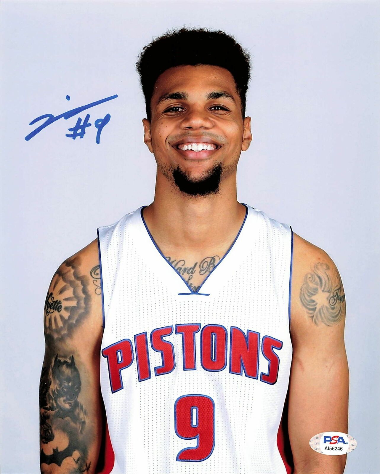 MICHAEL GBINIJE signed 8x10 Photo Poster painting PSA/DNA Detroit Pistons Autographed