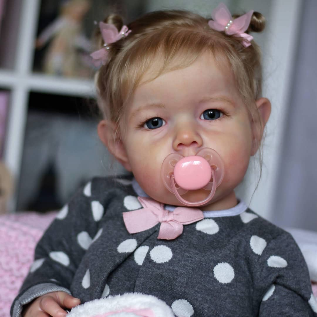 Real Lifelike 20" Rivas Realistic Reborn Baby Toddler Girl Dolls "Coos" and Has A "Heartbeat" -Creativegiftss® - [product_tag] RSAJ-Creativegiftss®