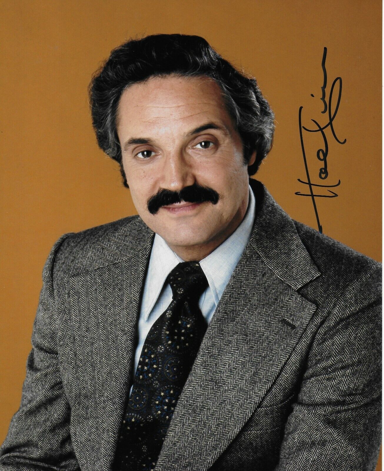 Hal Linden Barney Miller Original Autographed 8X10 Photo Poster painting #11