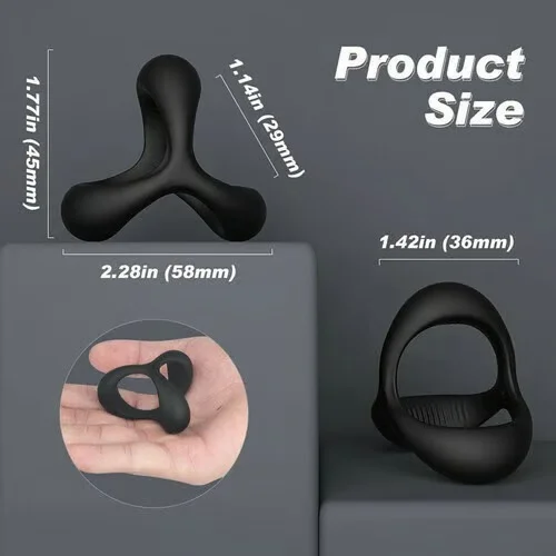 X-1 Men Penis Ring Cock Rings For Long Lasting Medical Silicone