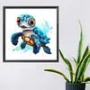 Sea Turtle-Paint by Numbers Acrylic Painting 40*40CM(Watercolor)