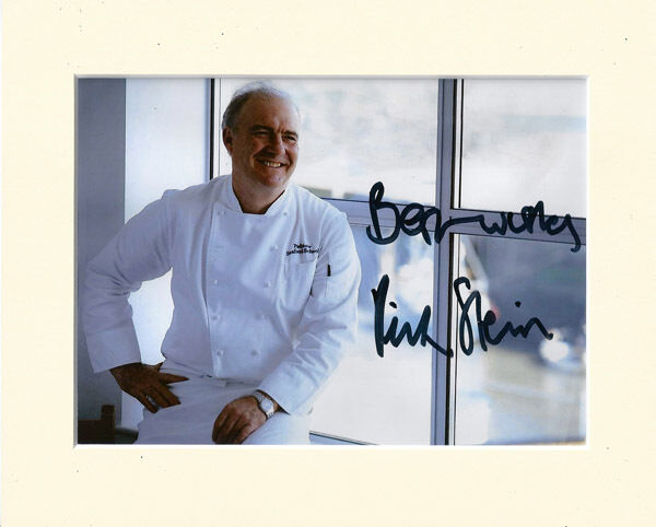 RICK STEIN TV CHEF VENICE TO ISTANBUL PP 8x10 MOUNTED SIGNED AUTOGRAPH Photo Poster painting