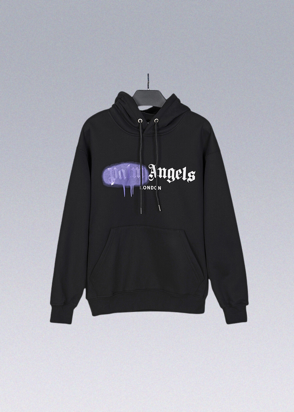 Paris Sprayed-logo Hoodie Techwear - X techwear-x