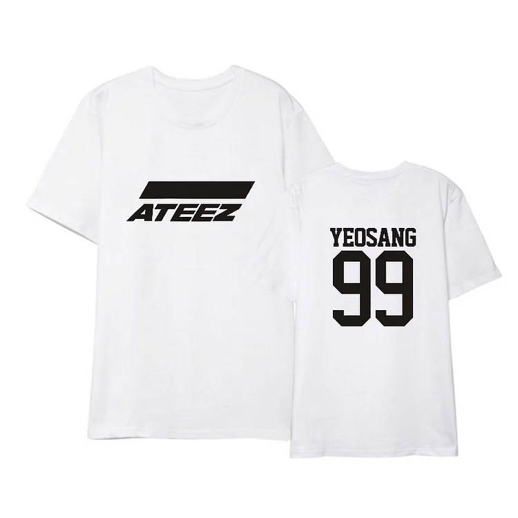 ATEEZ Member Name Casual T-shirt