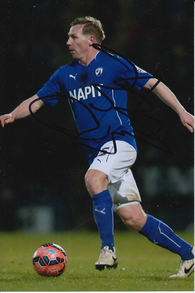 CHESTERFIELD HAND SIGNED RITCHIE HUMPHREYS 6X4 Photo Poster painting.