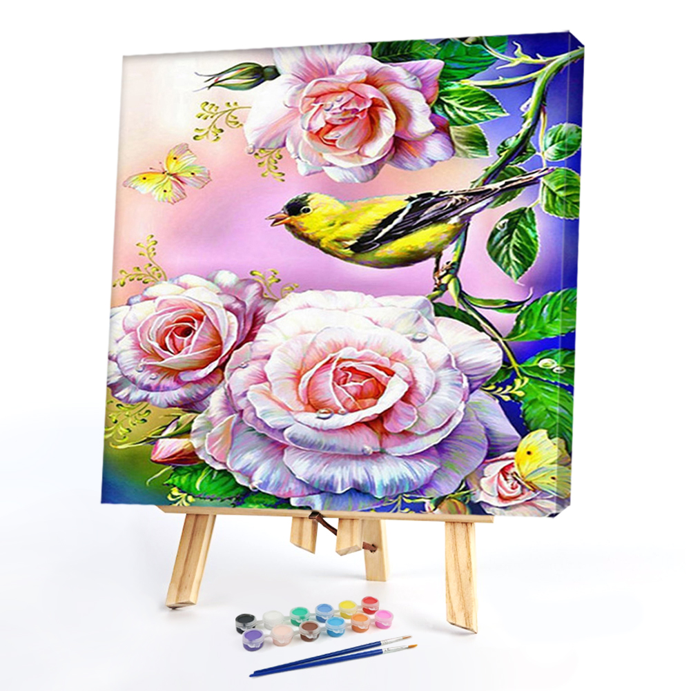 

20*20CM - Paint By Numbers - Birds, 501 Original