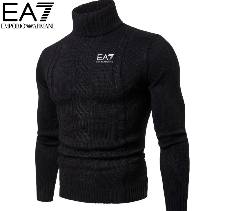 męski sweter z golfem--Armani®