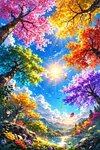 Luxury AB Velvet Diamond Painting Kit - Scenery