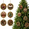 6pcs DIY Pearl Diamond Painting Christmas Tree Hanging Ornaments