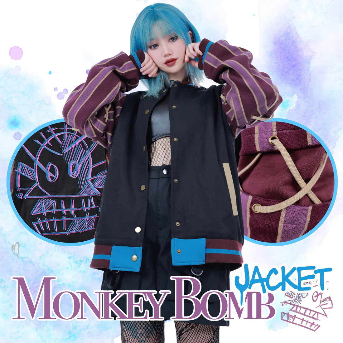Monkey Bomb Varsity Jacket JINX