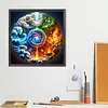 Diamond Painting -DIY Round Drill Swirl(40x40cm)