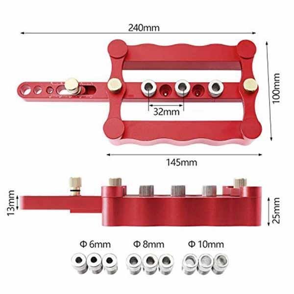 Positioning Fixture 6/8/10MM Drilling Tool