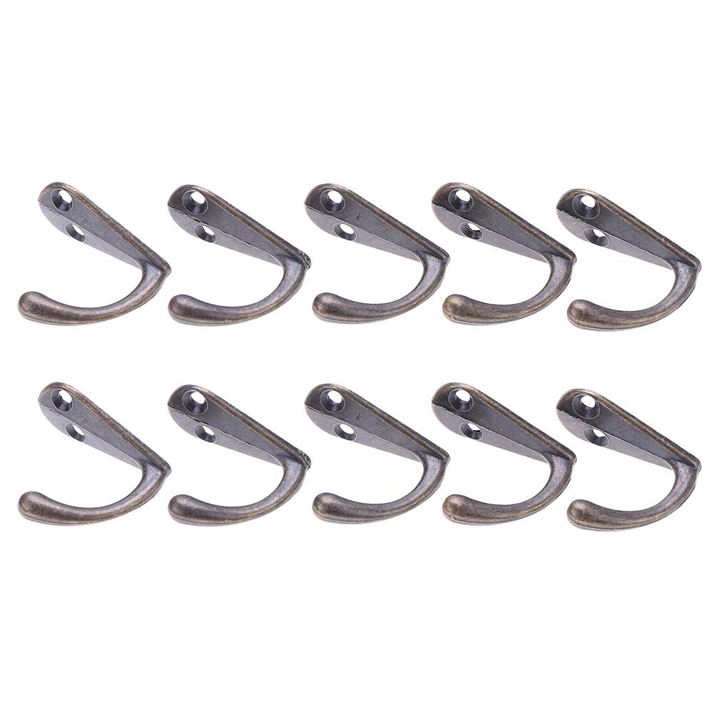 

10pcs Zinc Alloy Vintage Hanging Hooks, 501 Original