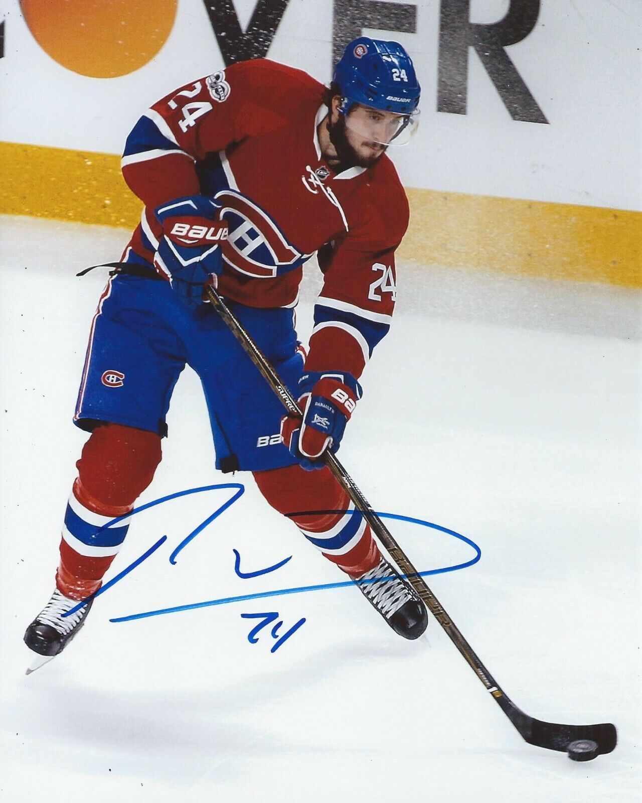 Phillip Danault Signed 8x10 Photo Poster painting Montreal Canadiens Autographed COA